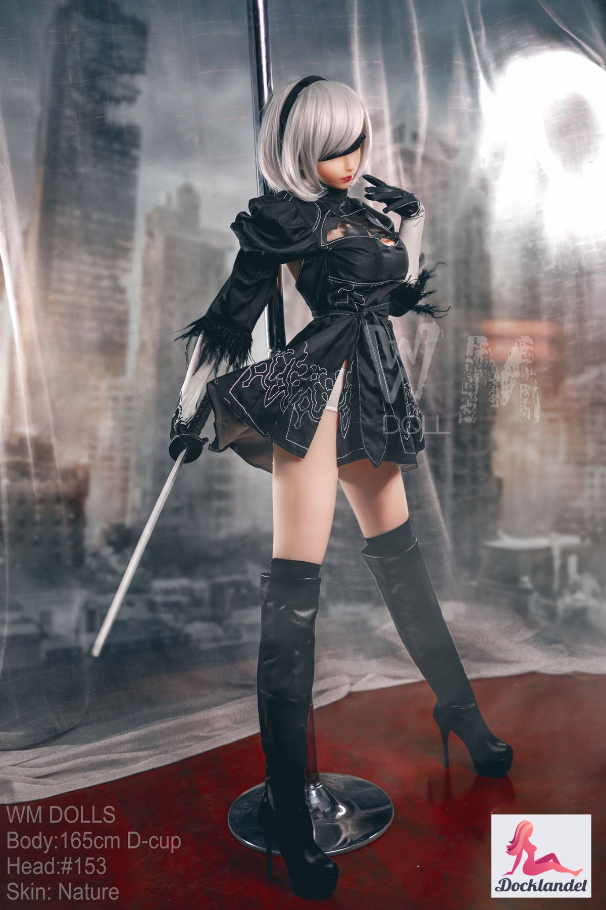 Yorha 2B Sexdocka (WM-Doll 165cm D-Kupa #153 TPE)