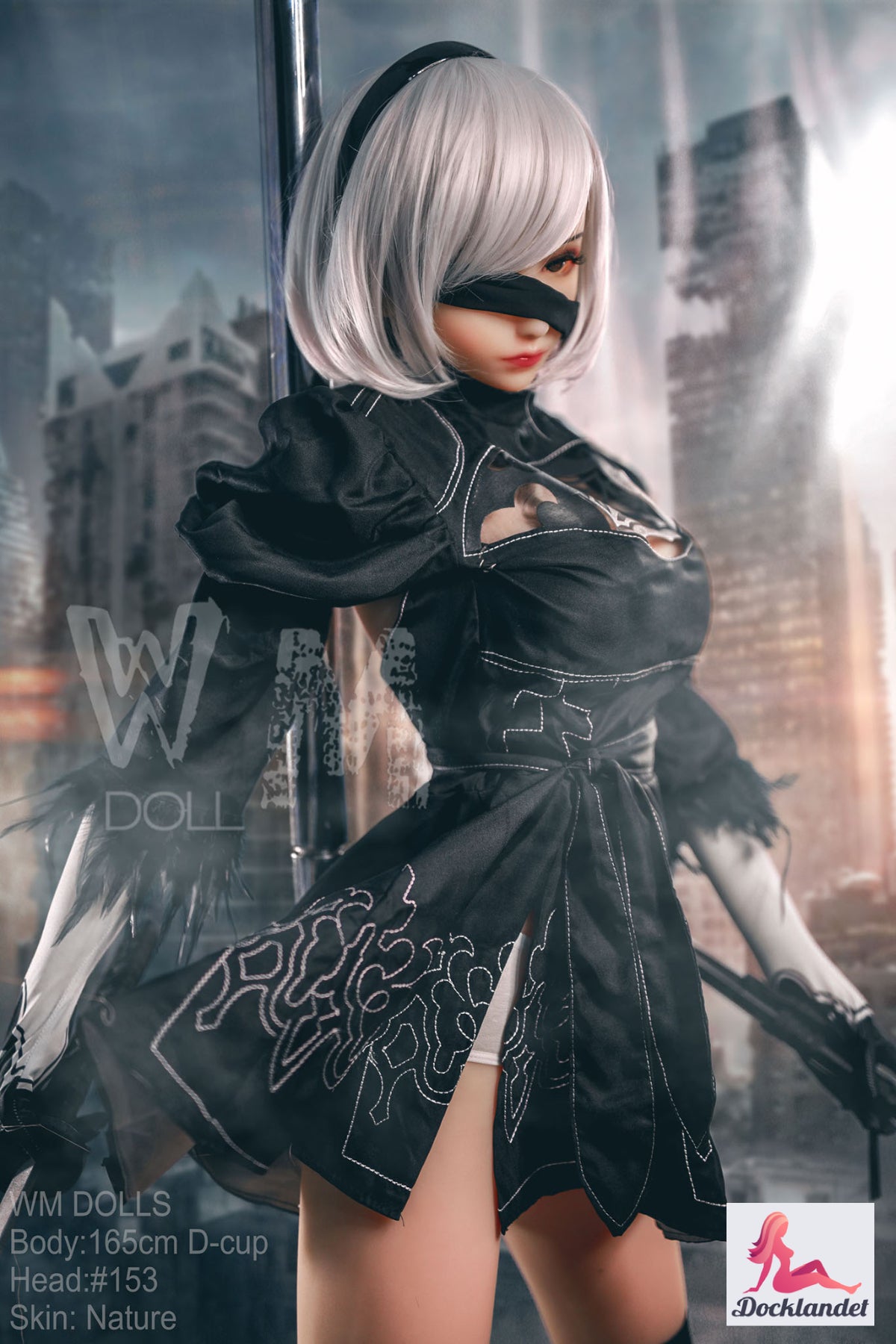 Yorha 2B Sexdocka (WM-Doll 165cm D-Kupa #153 TPE)