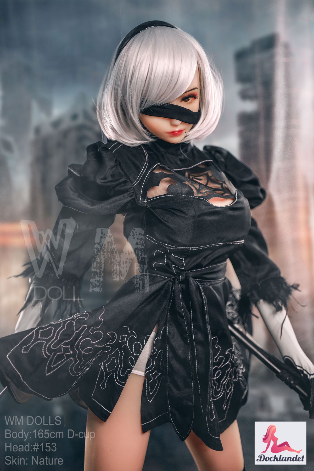 Yorha 2B Sexdocka (WM-Doll 165cm D-Kupa #153 TPE)
