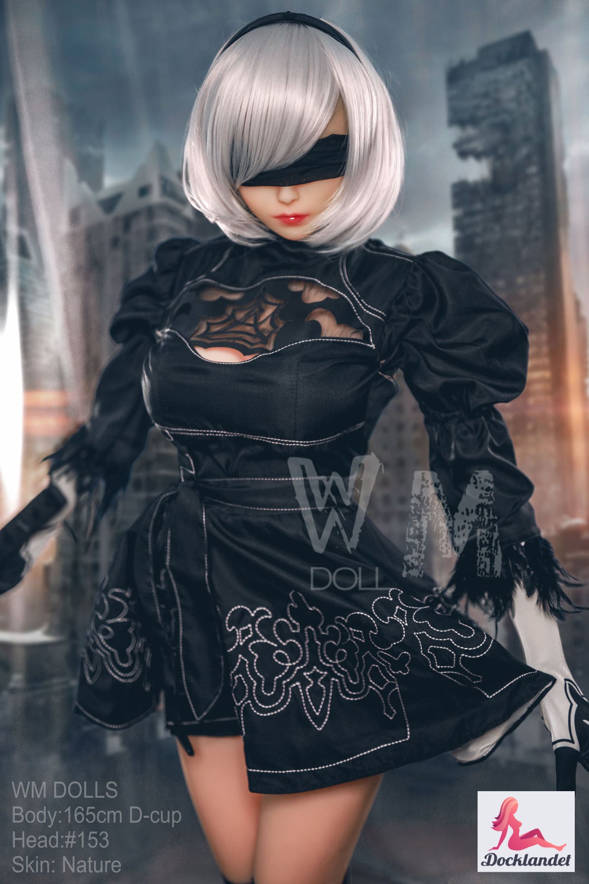 Yorha 2B Sexdocka (WM-Doll 165cm D-Kupa #153 TPE)
