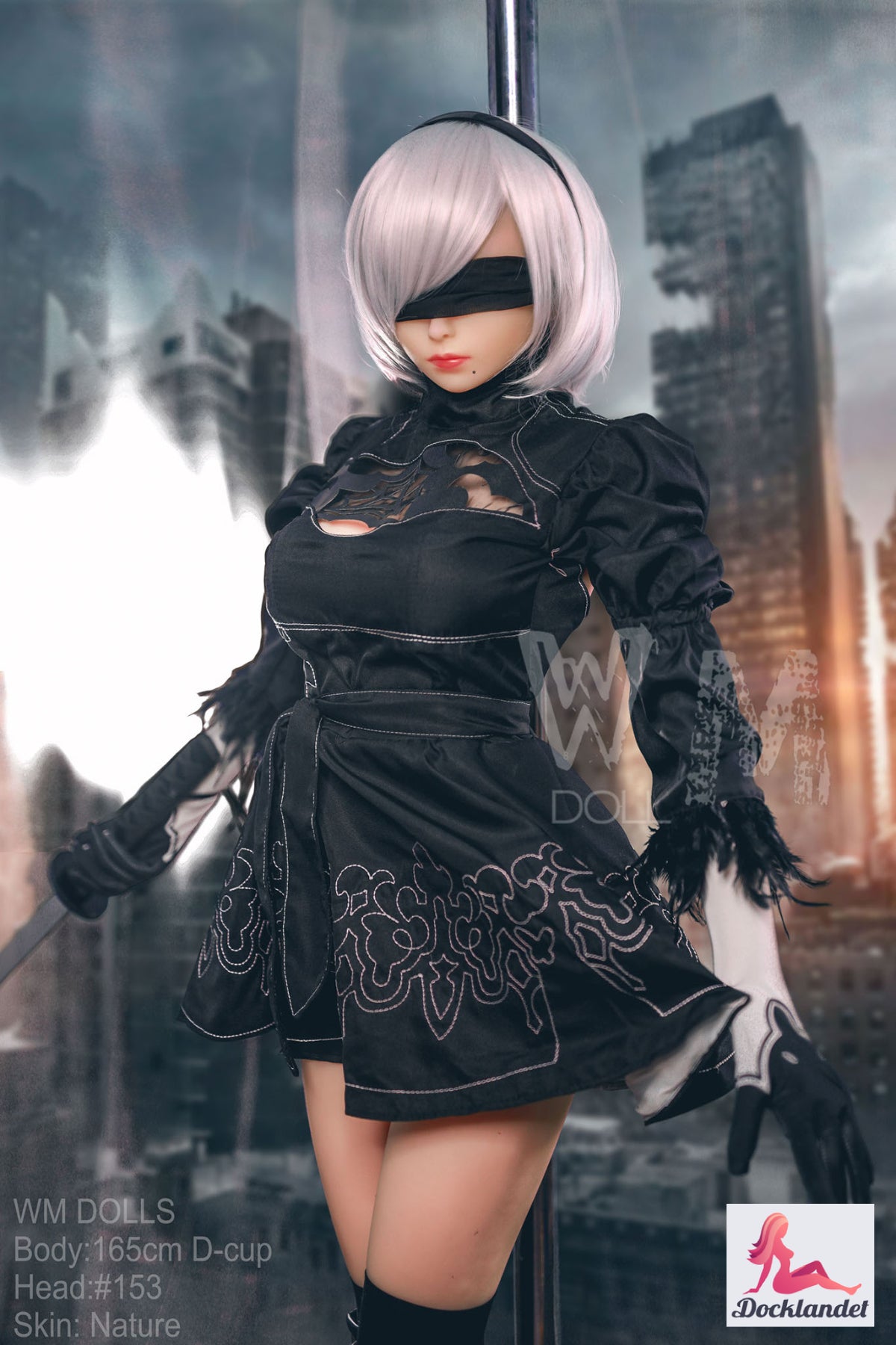 Yorha 2B Sexdocka (WM-Doll 165cm D-Kupa #153 TPE)