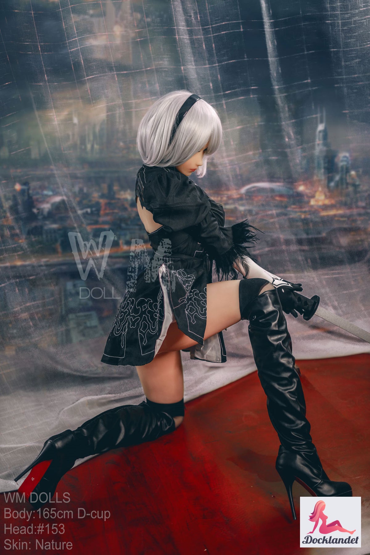 Yorha 2B Sexdocka (WM-Doll 165cm D-Kupa #153 TPE)