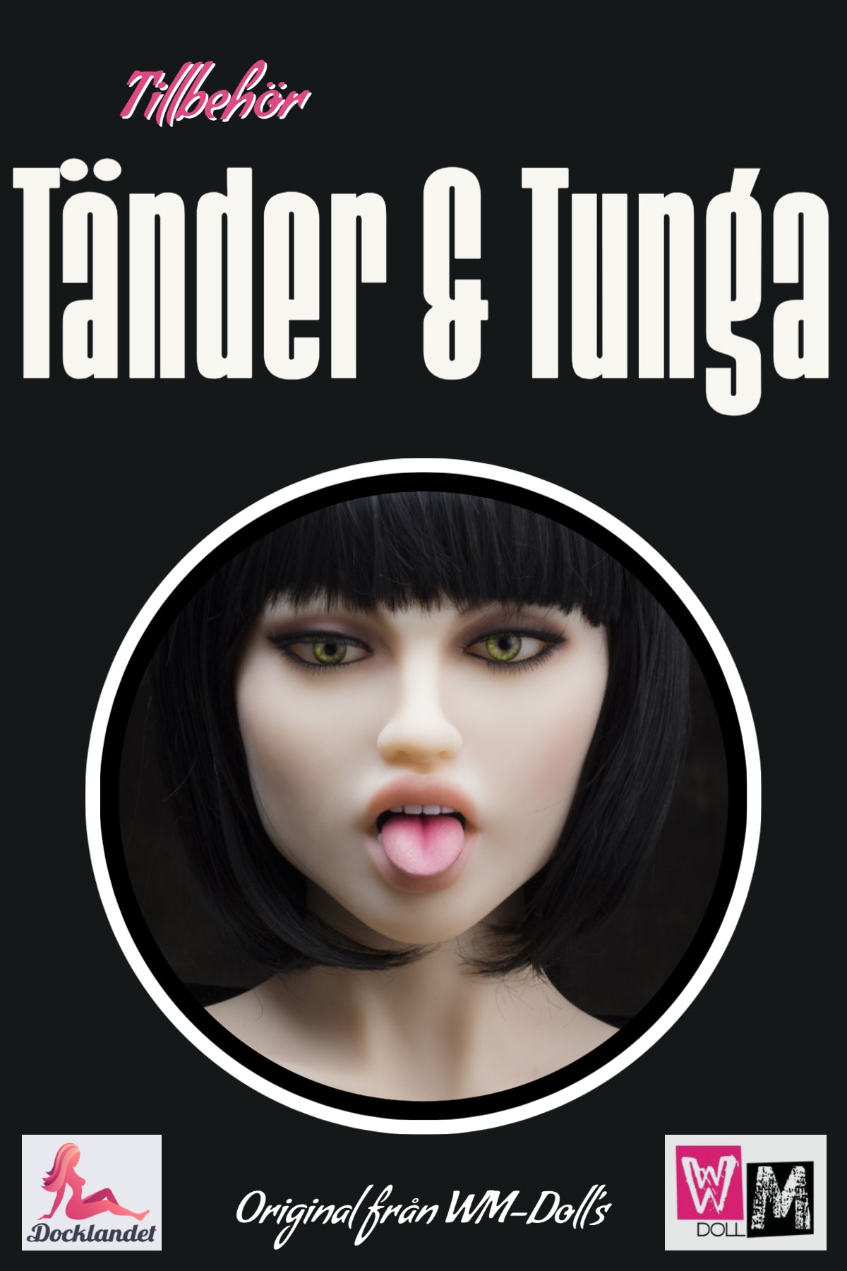 Hampaat ja kielen asetukset (WM-Doll)