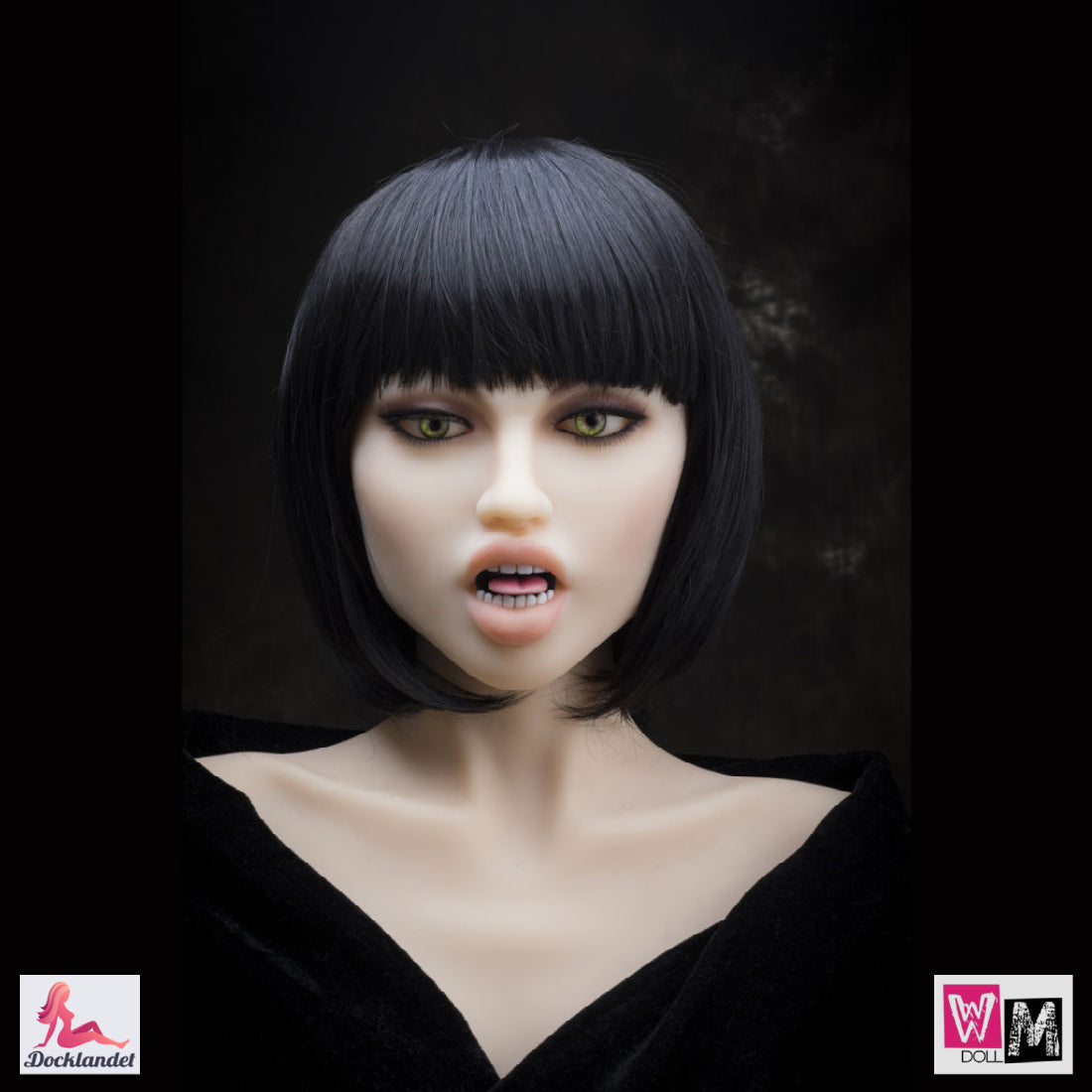 Hampaat ja kielen asetukset (WM-Doll)