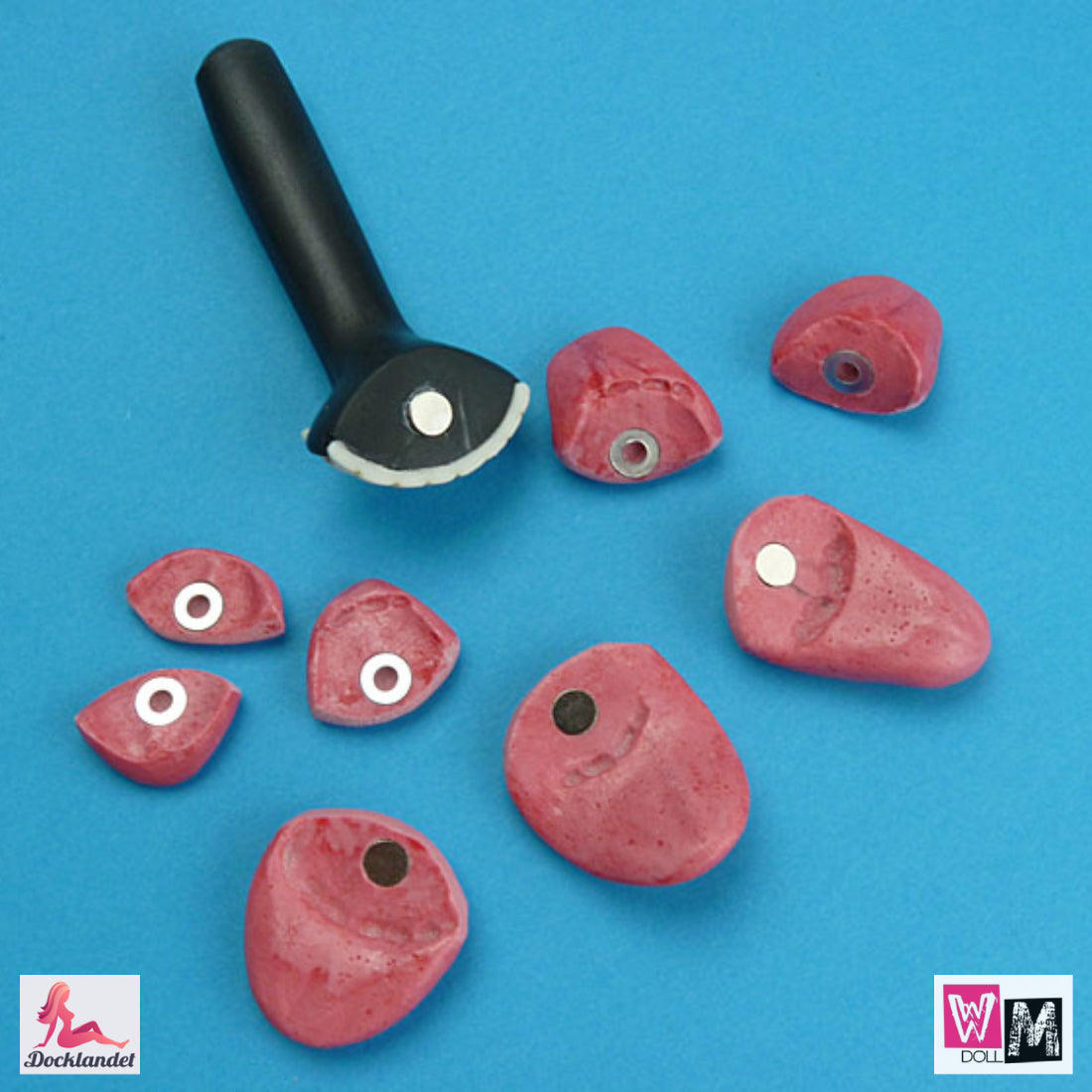 Hampaat ja kielen asetukset (WM-Doll)