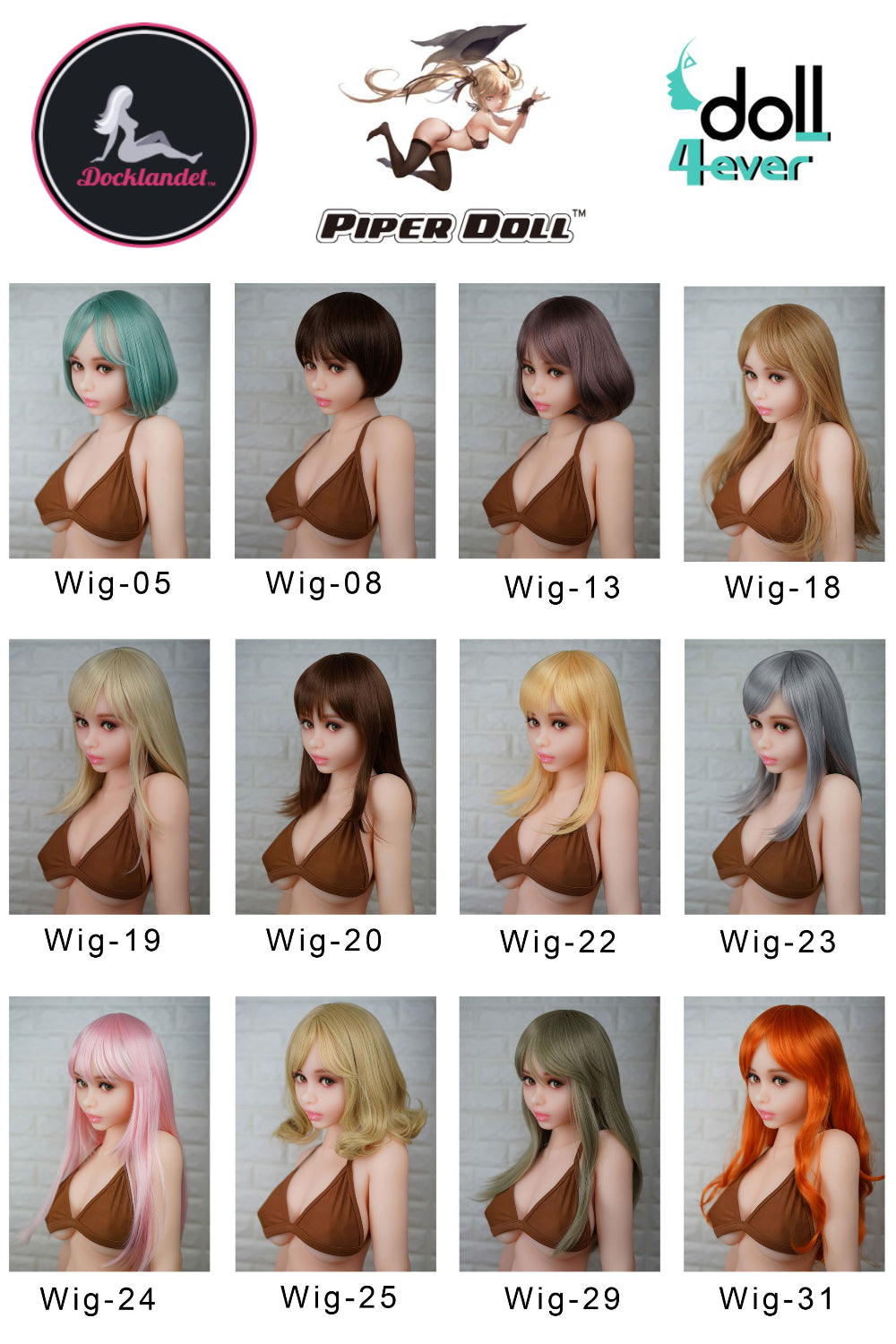 Peruukki (valitse 94 erilaista)