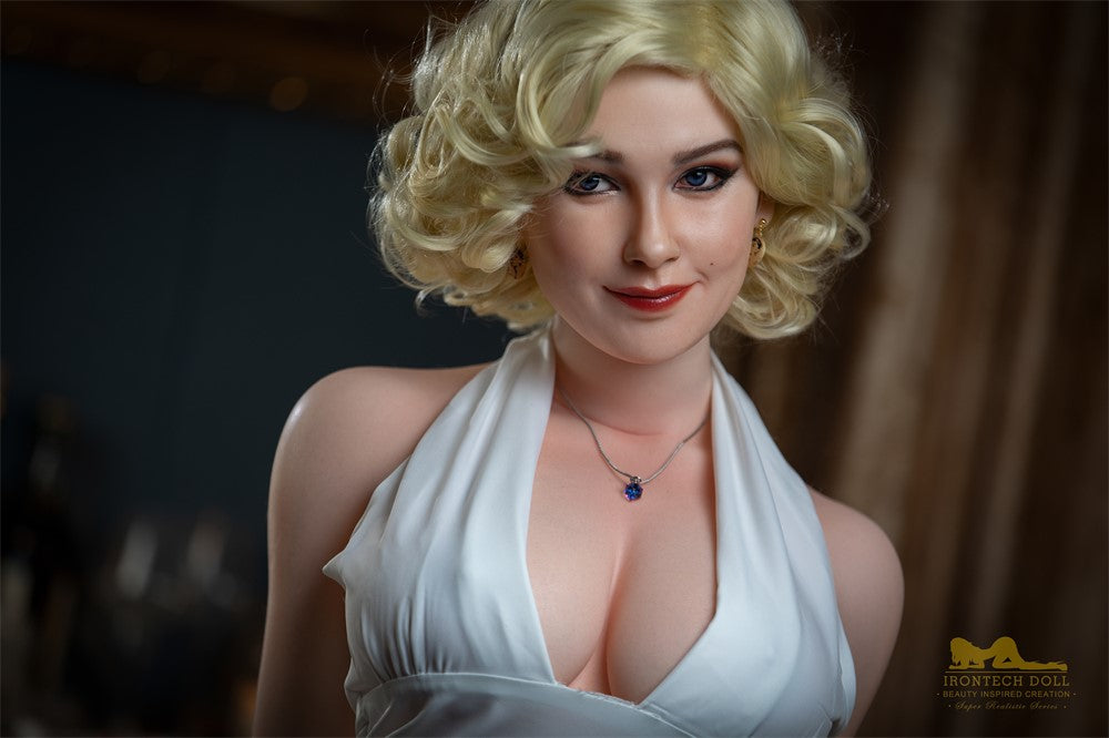 Marilyn seksinukke (Irontech Doll 164 cm E-cup S12 silikoni)