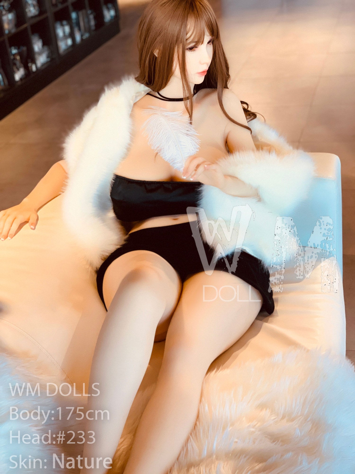 Adeline seksinukke (WM-Doll 175 cm G-cup #233 TPE)