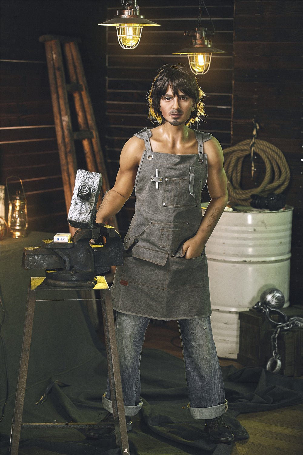 Nicholas -mies seksinukke (Irontech Doll 162 cm #204 TPE)