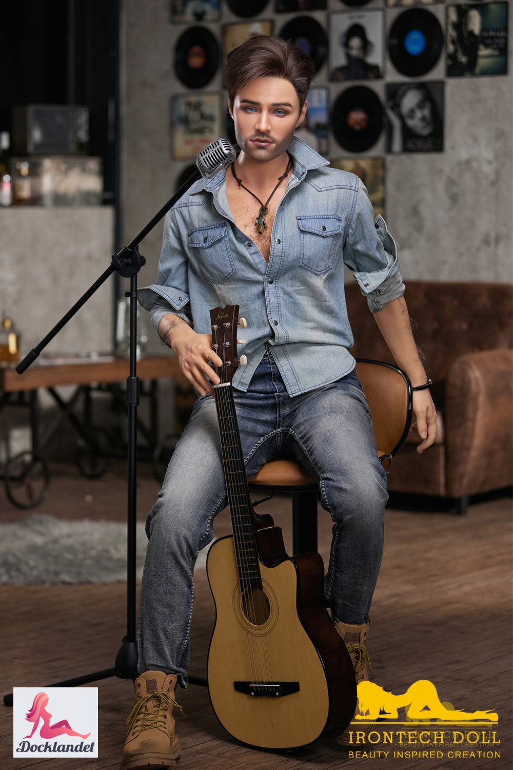 Steve Manlig Sexdocka (Irontech Doll 170cm M4 Silikon)