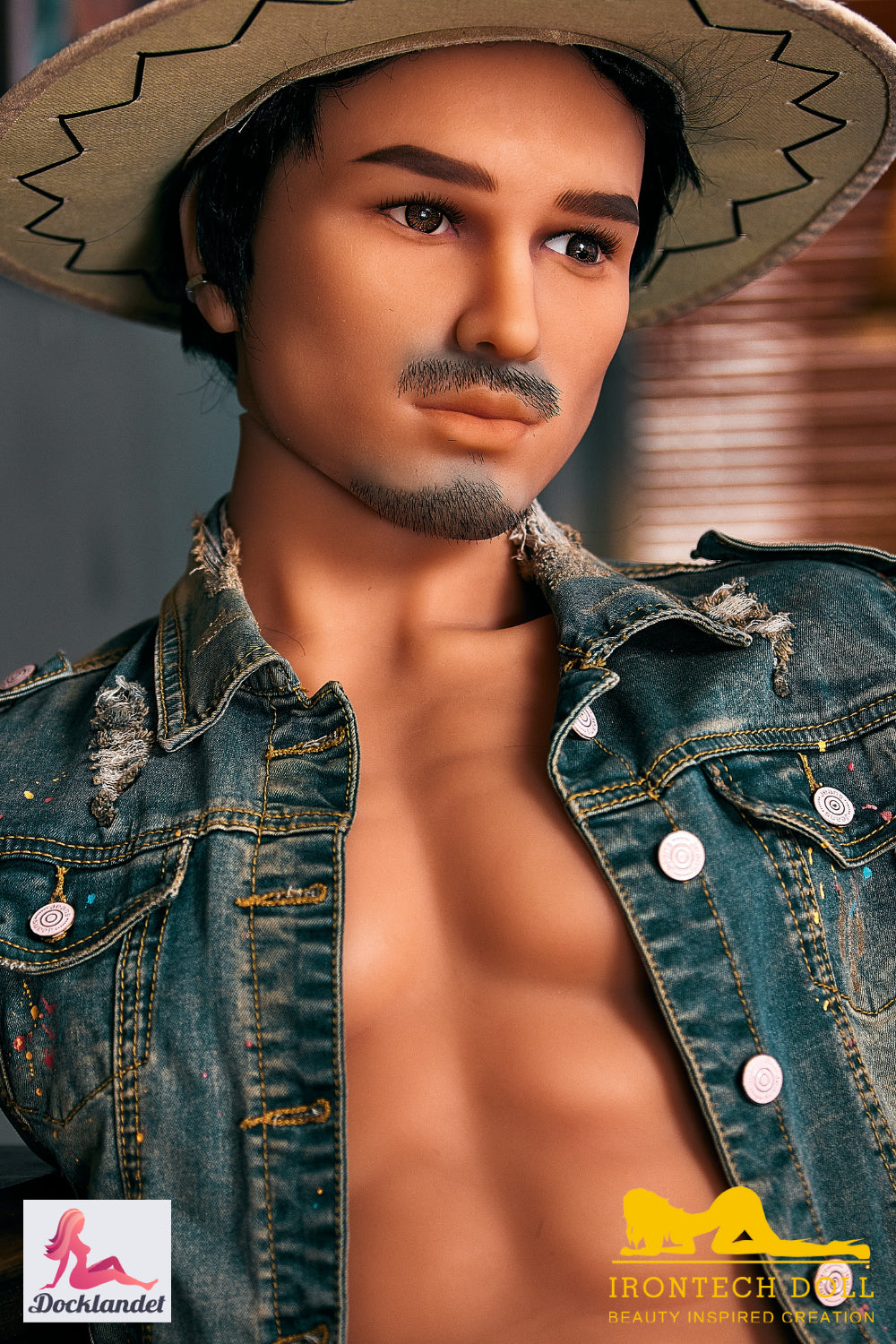 Kelvin -uros vartalo seksinukke (Irontech Doll 100 cm #203 TPE)