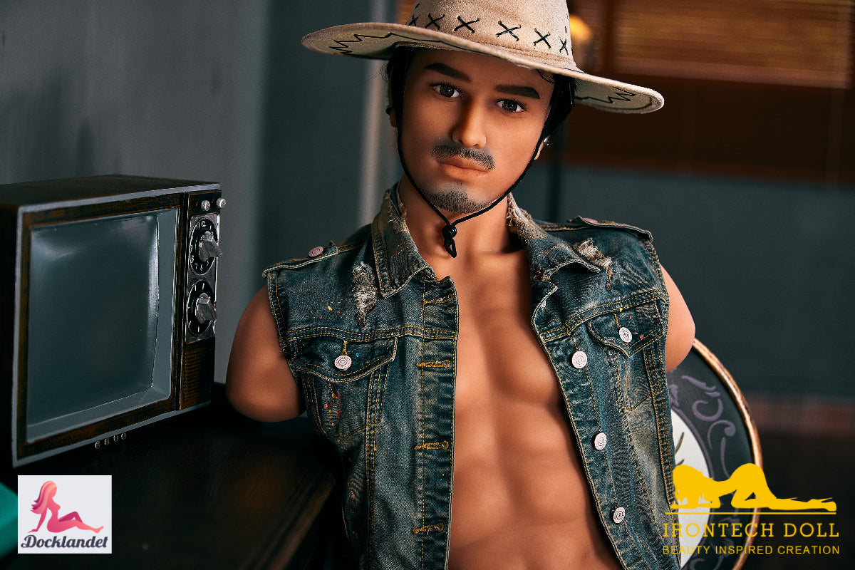 Kelvin -uros vartalo seksinukke (Irontech Doll 100 cm #203 TPE)