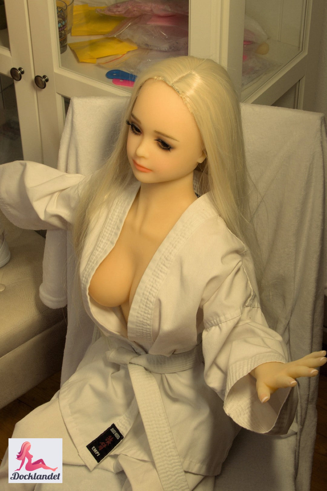 Mirana - En blond miniatyrdocka (DX Value 125cm D-Kupa TPE) EXPRESS